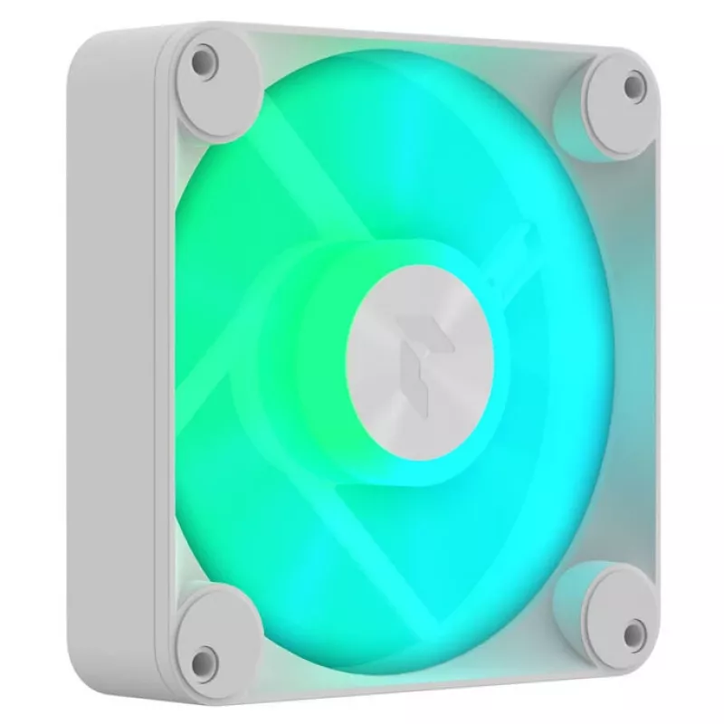 Ventilátor APNX FP1-Q 120 PWM ARGB-WT 120 mm, PWM ovládanie, ARGB osvetlenie, biely rám