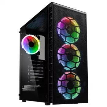 Kolink Observatory Lite Mesh RGB Mid Tower - čierna