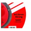 Predlžovací kábel VERTEX PB25METAL 3x2,5 mm čierny