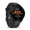 Inteligentné hodinky GPS Garmin Forerunner 165 43 mm, 1,2" AMOLED 390 x 390, dotyková obrazovka, 4 GB, silikónový remienok čierny/bridlicovo sivý