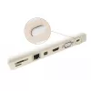 Krytka proti prachu pre USB Type-C konektor samica DeLOCK 64095 10 kusov biela