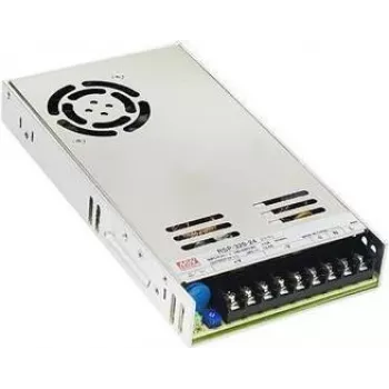 Napájací zdroj MEAN WELL RSP-320-5, 320 W, výstup 5 V, vstup 88–264 V, RoHS, 115×215×30 mm