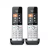 Gigaset COMFORT 500HX duo analógový/DECT telefón identifikácia volajúceho čierny, strieborný