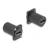 DeLOCK D-typ modul DisplayPort konektor samica na konektor samica 4K čierny