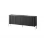 Cama Meble VERA komoda 190x40x80 cm, matná čierna