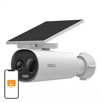 IP bezpečnostná kamera IMOU Cell 3C All-in-One – 3 MP (2304×1296), 2,8 mm, Wi‑Fi, PIR, IP66, 5000 mAh batéria, 121° zorný uhol