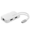 Edimax EU-4308 USB-C rozbočovač, 3x USB 3.0 + Gigabit Ethernet