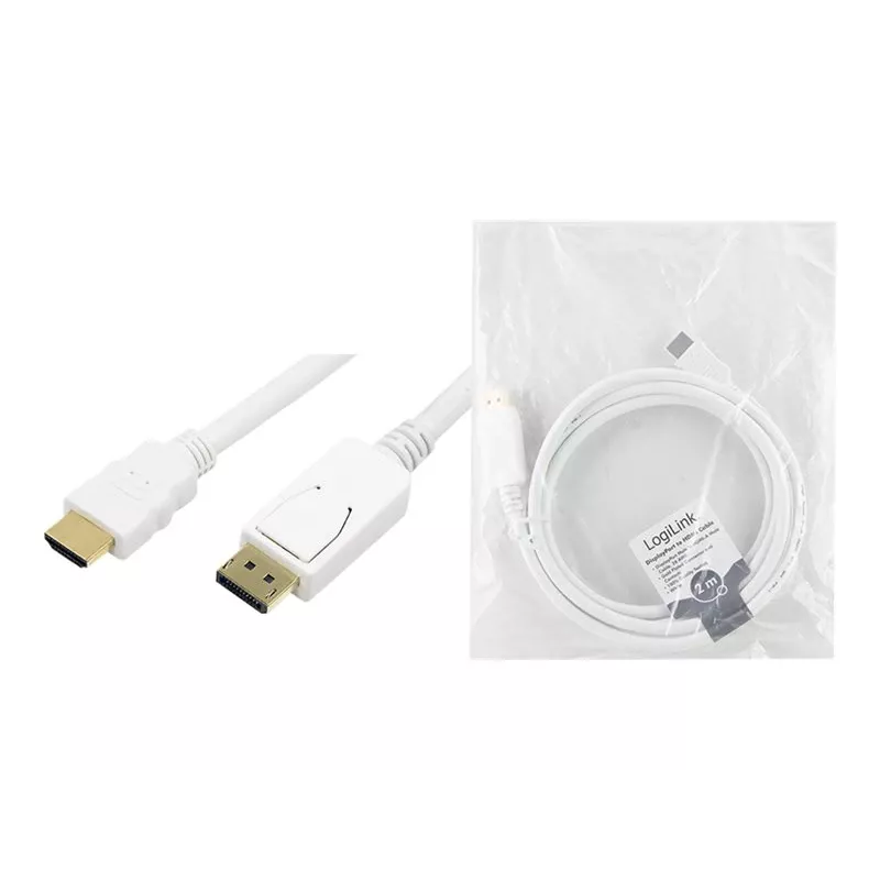 Kábel HDMI-DP LogiLink CV0055 2 m
