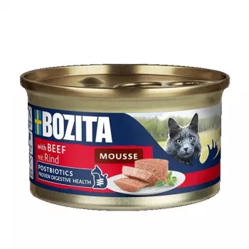 Bozita Mousse Beef mokré krmivo pre mačky 85 g