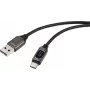 Renkforce RF-6249500 USB kábel strieborný