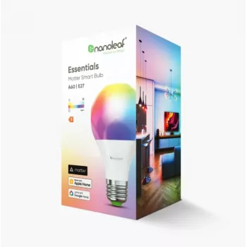 Essentials Smart A60 žiarovka E27 Matter 9W 806Lm RGBCW 2700-6500K | E27 | 8,5 W | RGBCW | Bluetooth, Thread