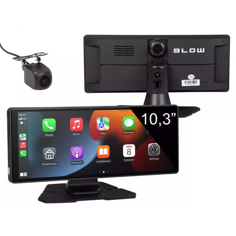 Multimediálna stanica BLOW Wireless CarPlay5.0 model 78-430# – bezdrôtová Apple CarPlay multimediálna jednotka do auta