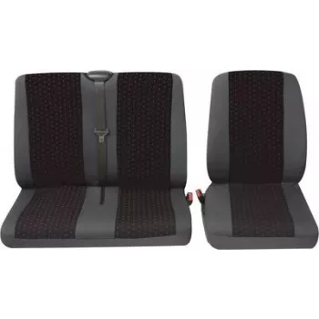 Poťah na autosedačku PETEX vodičova sedačka polyester červená/antracit model 30071912