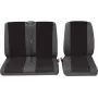 Poťah na autosedačku PETEX vodičova sedačka polyester červená/antracit model 30071912