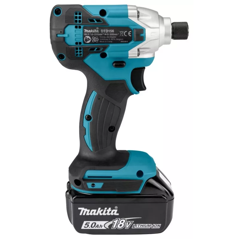 Makita DTD156RTJ akumulátorový rázový uťahovač 2500 RPM zelený
