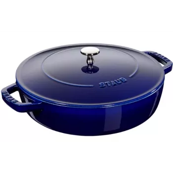 Dusený hrniec Staub Chistera 28 cm liatina tmavomodrá