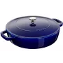 Dusený hrniec Staub Chistera 28 cm liatina tmavomodrá