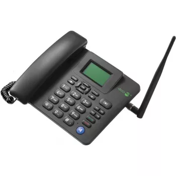 IP telefón Doro 4100H čierny káblový mikrotelefón LCD 128x64 500 záznamov