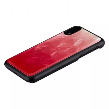 Puzdro na telefón iKins pre iPhone XR — pink lake a čierna dvojfarebné ochranné puzdro