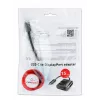 Gembird A-CM-DPF-01 adaptér USB-C na DisplayPort, 15 cm, čierny