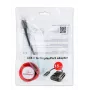 Gembird A-CM-DPF-01 adaptér USB-C na DisplayPort, 15 cm, čierny