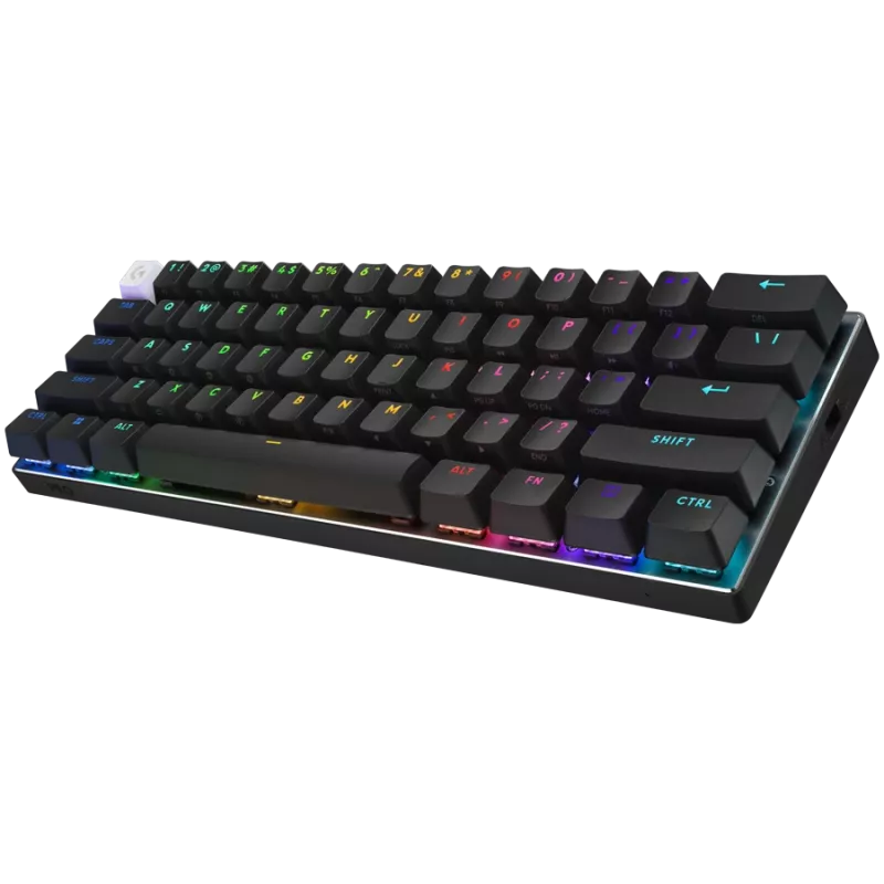 LOGITECH PRO X 60 LIGHTSPEED bezdrôtová herná klávesnica (taktilná) - ČIERNA - PAN - 2,4 GHZ/BT - EMEA28i-935 - TAKTILNÝ SPÍNAČ