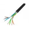 LANBERG sieťový kábel U/UTP Cat5e LCU5-10CC-0305-BK 305 m, 24 AWG CCA, 5 mm, PVC plášť, čierny