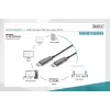 HDMI AOC hybridný optický kábel Digitus AK-330125-200-S