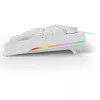 Sharkoon SGK25 75% QWERTZ USB káblová RGB LED klávesnica biela