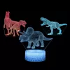 Stolná LED lampa MANTA SNL117RGB RGB 3D dinosaurus svetelná dekorácia