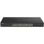 D-Link 24-portový 10GBASE-T + 4-portový 10/25G SFP28 Smart Managed switch