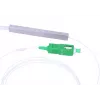 Káblový rozbočovač Extralink Splitter 1:8 PLC SC/APC 900µm 1,5m zelený biely