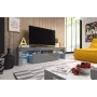 Cama TV stojan TORO 158 sivý/sivý lesklý