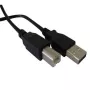 USB 2.0 kábel AM – BM, 1,8 m