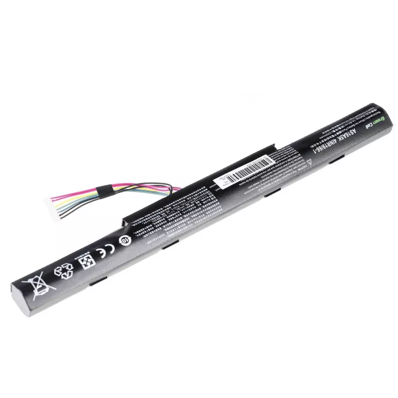 Batéria Green Cell AC51 pre Acer Aspire E15/E17 — Li-Ion 14,8 V 2200 mAh 4 články, čierna