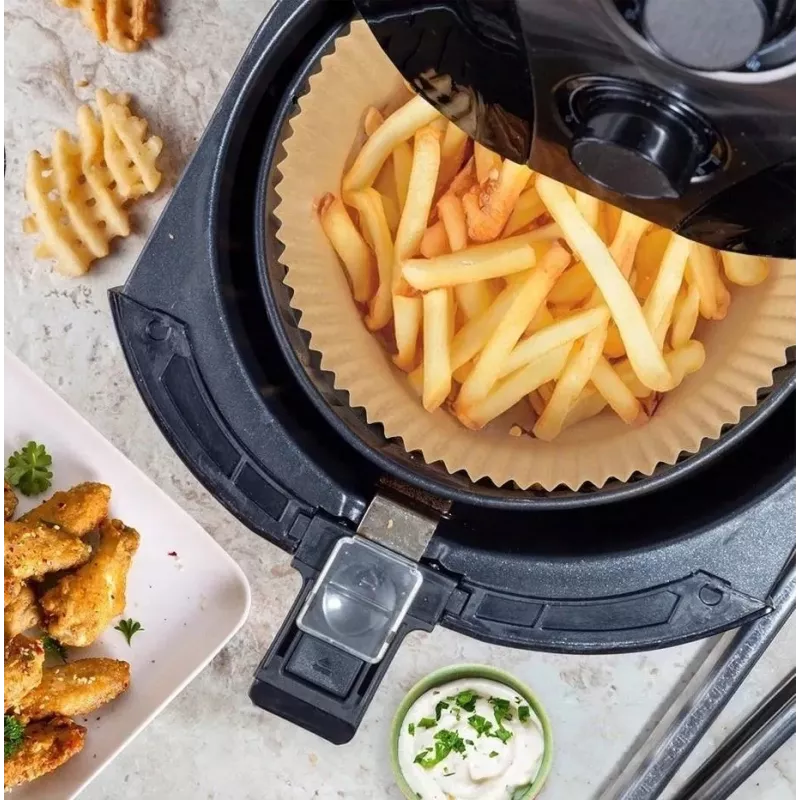 Papierové vložky do fritézy Extralink HOME okrúhle 16 cm, balenie 100 ks