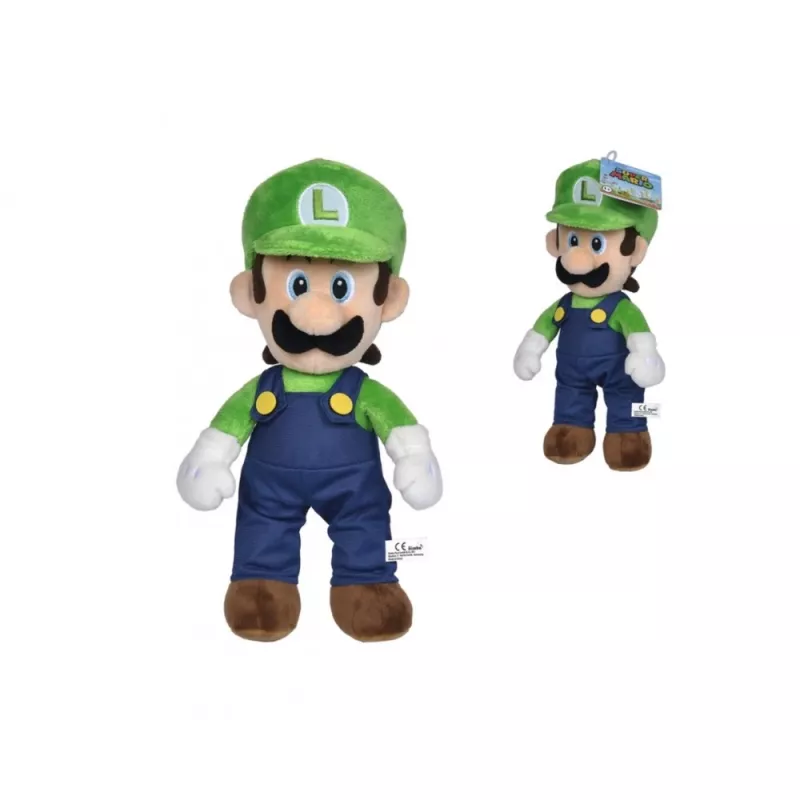 Super Mario, Luigi, plyšová hračka 30 cm