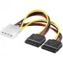 Goobay SATA napájací adaptér 4Pin - 2x15Pin Molex