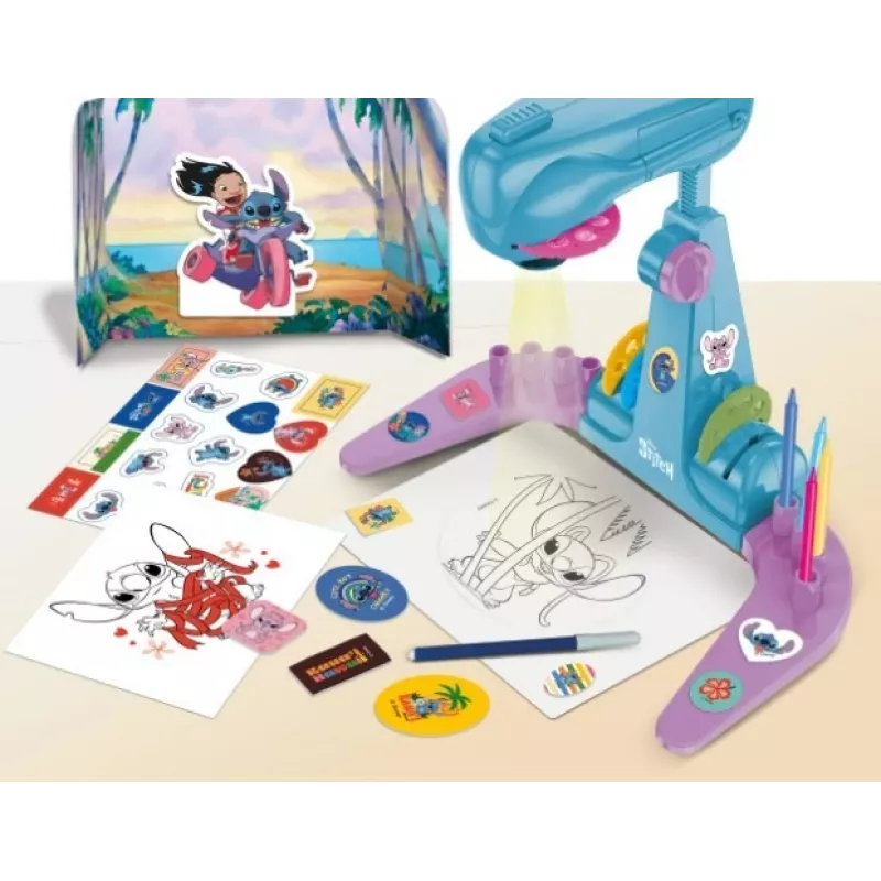 Stitch projektor kresliaca školská sada