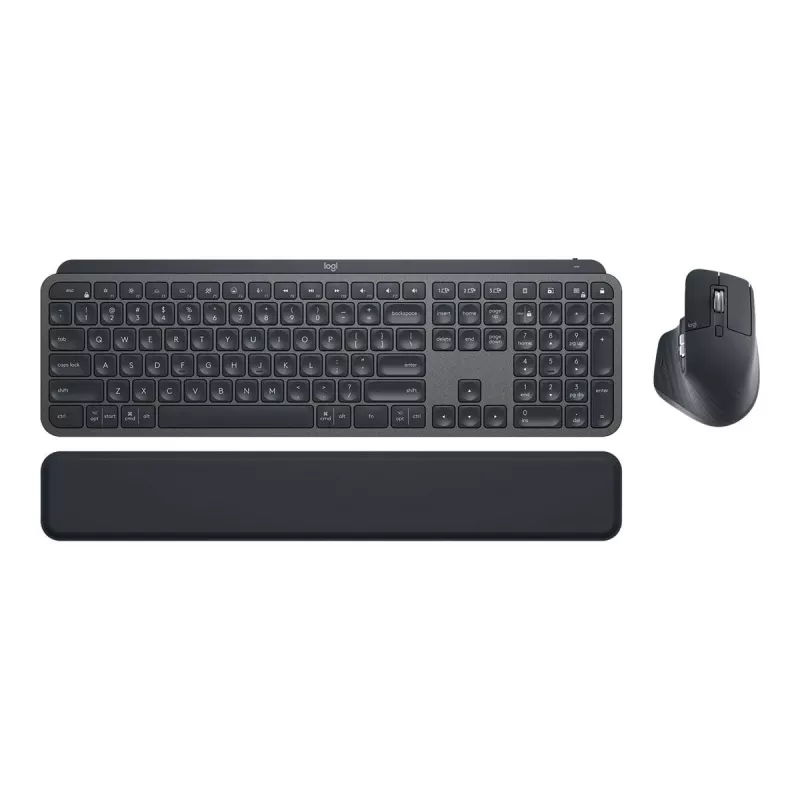 Logitech MX Keys combo for Business Gen 2 klávesnica myš súčasťou Office RF Wireless + Bluetooth AZERTY francúzska grafitová
