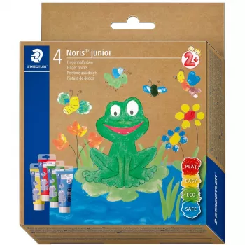 Prstové farby Staedtler Noris Club 8801 viacfarebné 4 ks