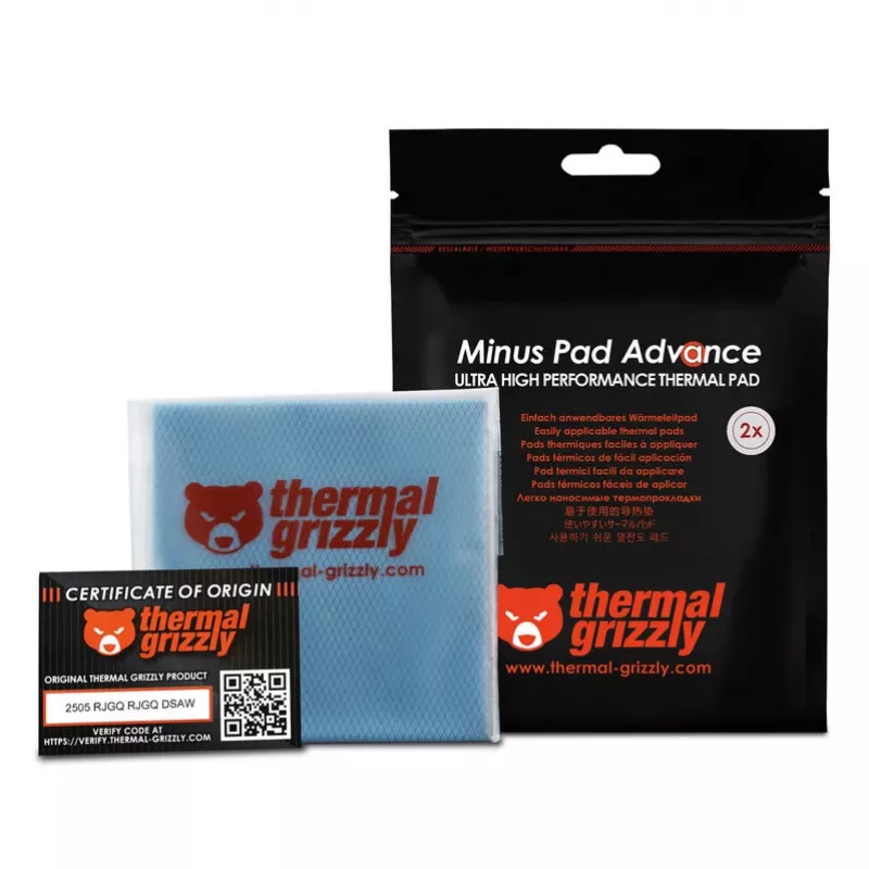 Thermal Grizzly Minus Pad Advance - 100 x 100 x 2,0 mm, 2 kusy
