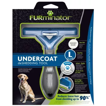 Nástroj na vyčesávanie FURminator L pre krátkosrsté psy od FURminator — Maxi (26–44 kg), čierna, 420 g