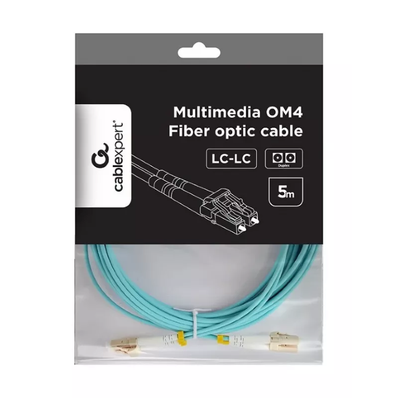 Gembird multimódový duplex OM4 50/125 optický kábel LC/LC 5 m