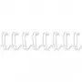 Fellowes - viazací drôt - 8 mm - 34 krúžkov - A4 (210 x 297 mm) - 50 listov - biela - 100 ks - pre Fellowes WB 500 (53258)