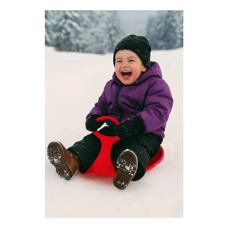 Sánky Jamara Snow Play Snow Glider červená — plast, 570×380×30 mm