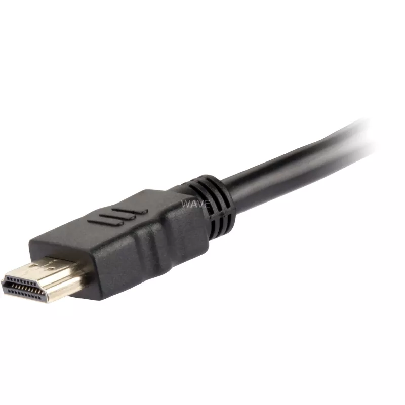 Adaptérový kábel HDMI > DVI-D (čierny, 5 metrov, Dual Link, 24+1)