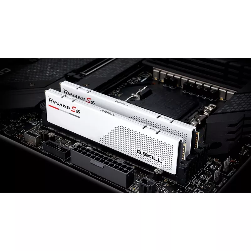 32GB 2x16GB Ripjaws S5 biela DDR5-6000 CL32 pamäťový kit RAM