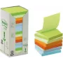 3M Post-it poznámkový papier štvorcový modrý, zelený, ružový, fialový 100 listov samolepiaci