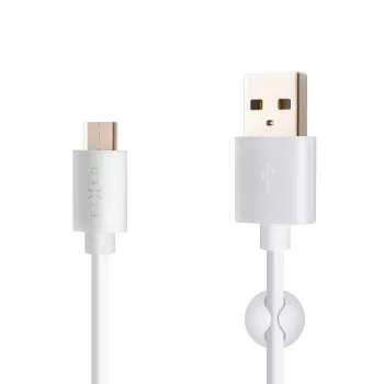 USB na USB-C dátový a nabíjací kábel FIXED FIXD-UC2M-WH — 2,0 m, biela